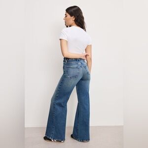 Good American Good Petite Palazzo Jeans